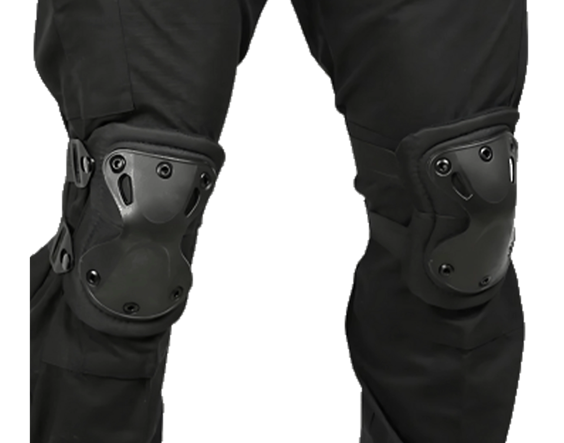 Tactical Knee Pads by Hard Shell providing superior impact protection for military and outdoor use.